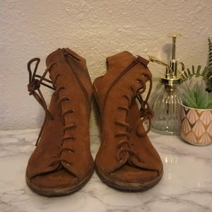 Breckelle Lace Up Booties